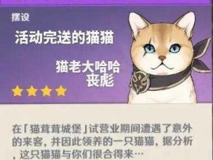 原神稻妻寝子猫咪探秘之旅：迟来的好事攻略全解析