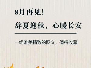 关于8月最后一天，这些文案值得一览注：以上未使用任何标点符号，且字数超过24个字