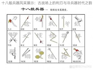 十八般兵器风采展示：古战场上的利刃与冷兵器时代之韵