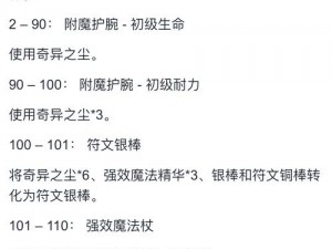 机动机会全民奇迹装备附魔技巧揭秘：提升战力与装备品质的神秘方法探索