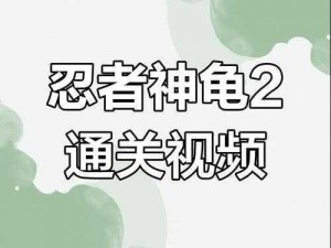 忍者神龟2全面攻略：通关秘籍与技巧解析