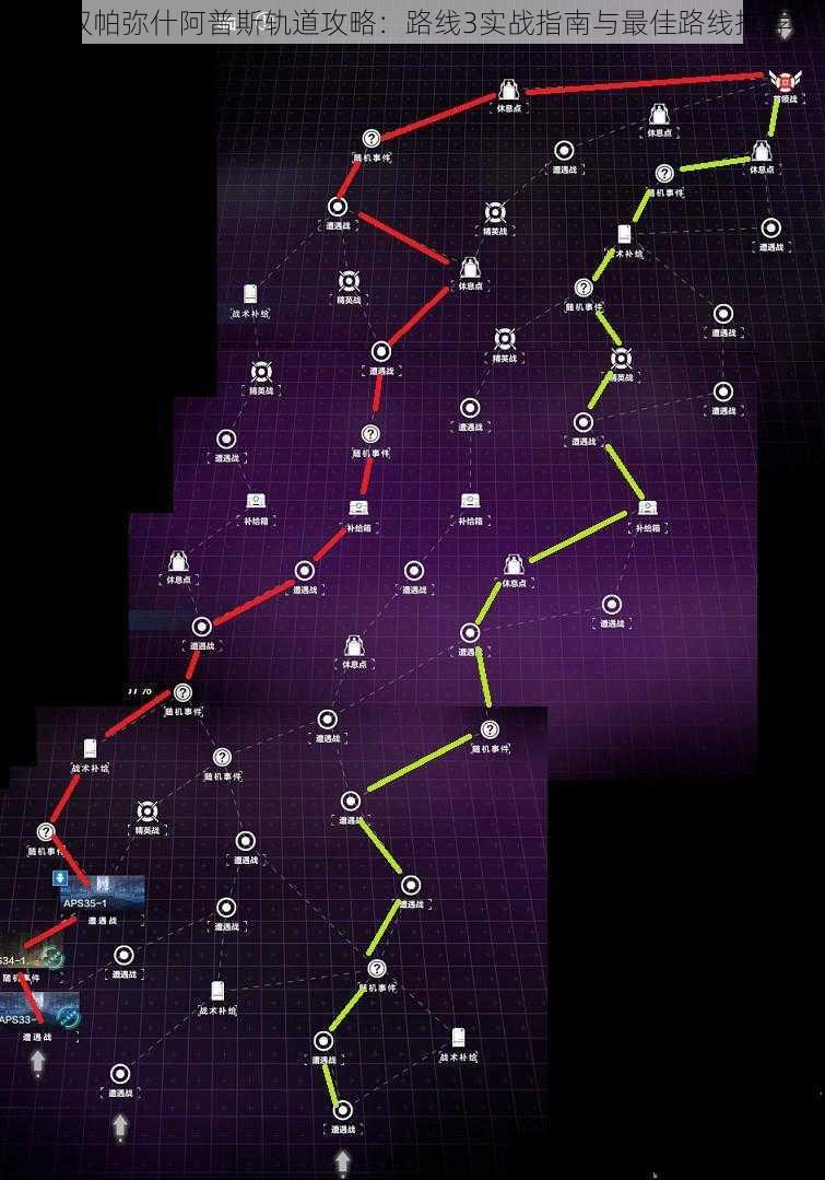 战双帕弥什阿普斯轨道攻略：路线3实战指南与最佳路线推荐