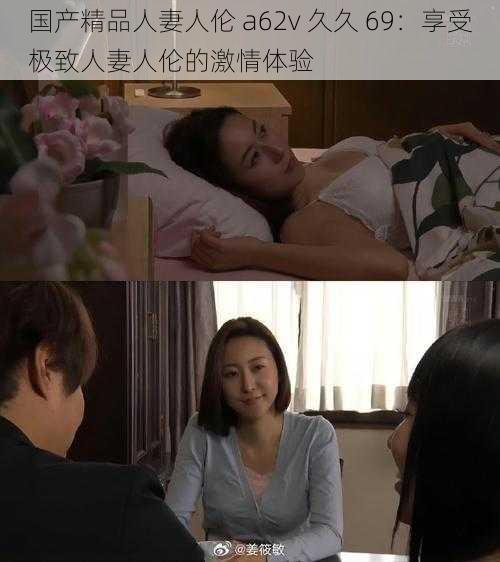 国产精品人妻人伦 a62v 久久 69：享受极致人妻人伦的激情体验