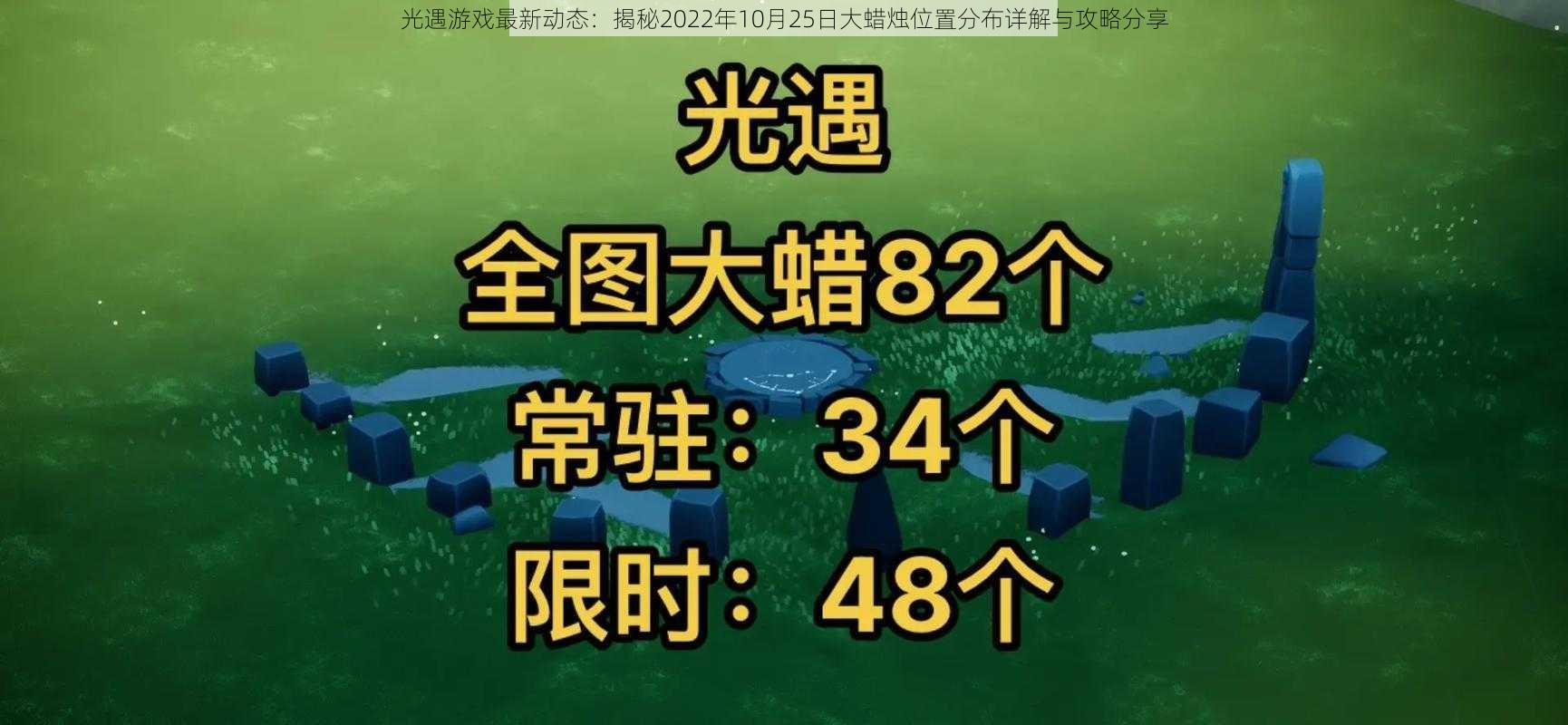 光遇游戏最新动态：揭秘2022年10月25日大蜡烛位置分布详解与攻略分享