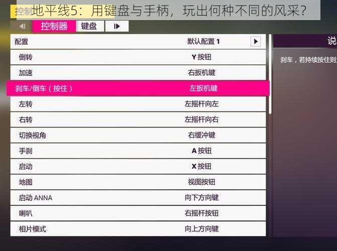 地平线5：用键盘与手柄，玩出何种不同的风采？