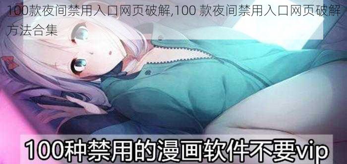 100款夜间禁用入口网页破解,100 款夜间禁用入口网页破解方法合集