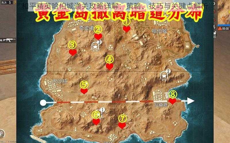 和平精英哈伯城通关攻略详解：策略、技巧与关键点解析