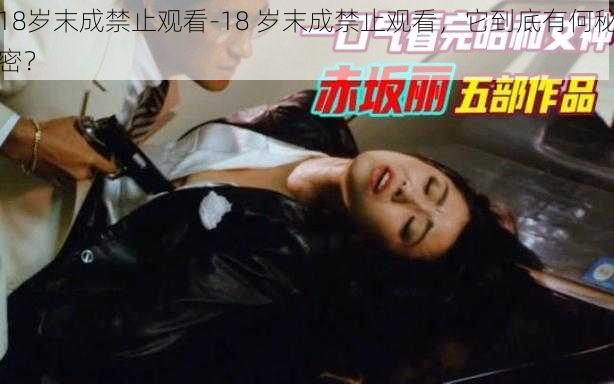 18岁末成禁止观看-18 岁末成禁止观看，它到底有何秘密？