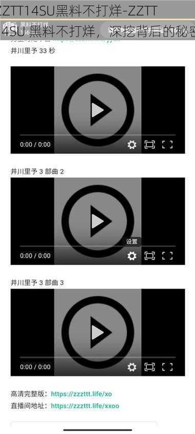 ZZTT14SU黑料不打烊-ZZTT14SU 黑料不打烊，深挖背后的秘密