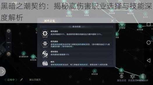 黑暗之潮契约：揭秘高伤害职业选择与技能深度解析